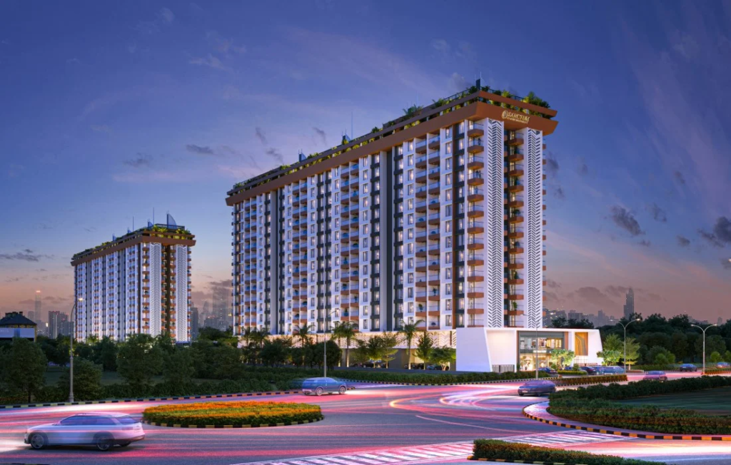 roadside view arun sanctum ravet Arun Sanctum – 2 and 3BHK Flats in Ravet