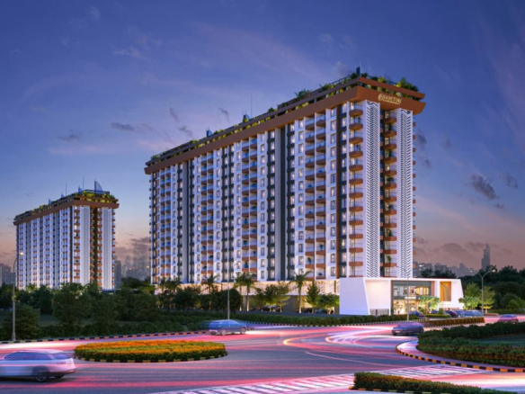 roadside view arun sanctum ravet Arun Sanctum – 2 and 3BHK Flats in Ravet